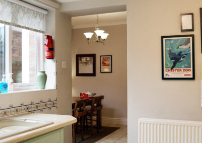 Photo: The kitchen is open to the dining room